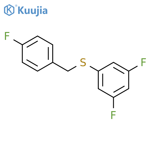 (3,5-DIFLUOROPHENYL)(4-FLUOROBENZYL)SULFANE structure