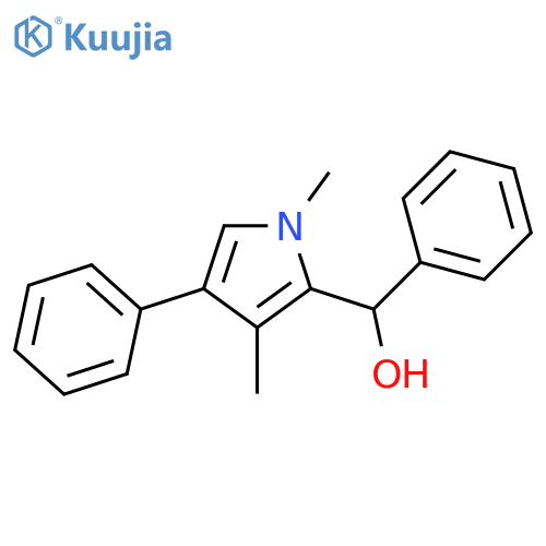(1,3-DIMETHYL-4-PHENYL-1H-PYRROL-2-YL)(PHENYL)METHANOL structure