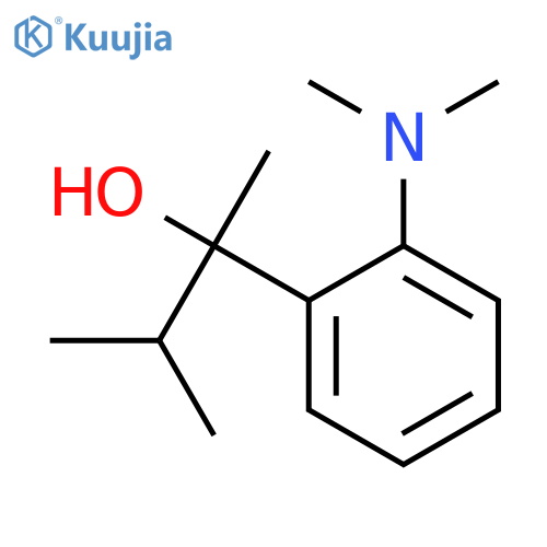 2-[2-(dimethylamino)phenyl]-3-methylbutan-2-ol structure