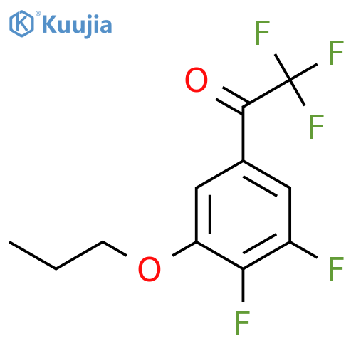 3'-n-Propoxy-2,2,2,4',5'-pentafluoroacetophenone structure
