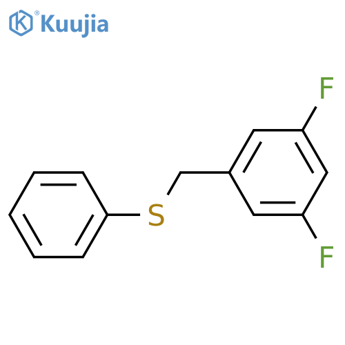 (3,5-Difluorobenzyl)(phenyl)sulfane structure