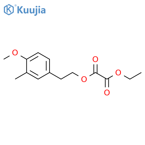 ETHYL 4-METHOXY-3-METHYLPHENETHYL OXALATE structure