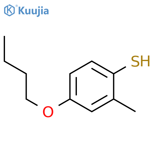 4-butoxy-2-methylbenzenethiol structure