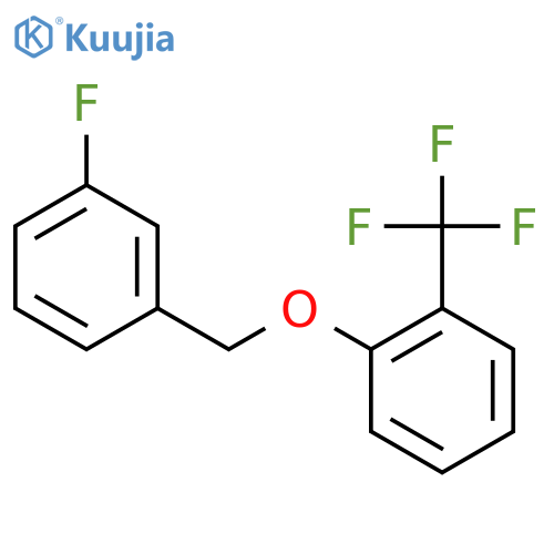 1-((3-Fluorobenzyl)oxy)-2-(trifluoromethyl)benzene structure