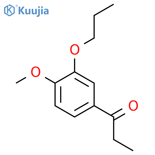 1-(4-Methoxy-3-propoxyphenyl)propan-1-one structure
