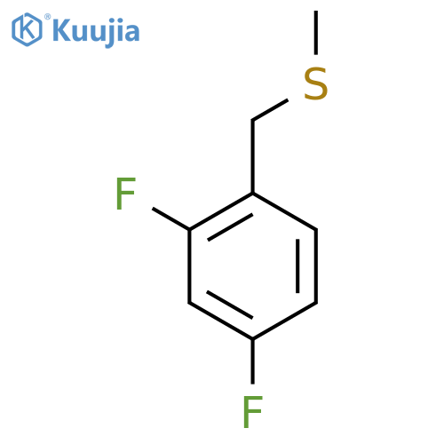 (2,4-Difluorobenzyl)(methyl)sulfane structure