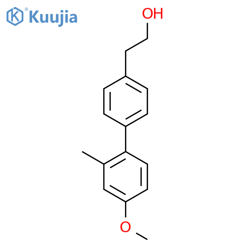 4-(4-METHOXY-2-METHYLPHENYL)PHENETHYL ALCOHOL structure
