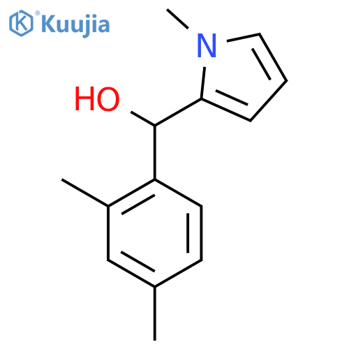 2,4-Dimethylphenyl-(1-methyl-2-pyrrolyl)methanol structure