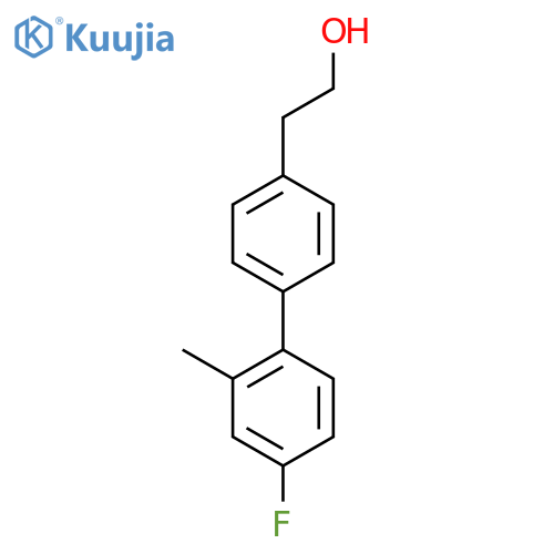 4-(4-Fluoro-2-methylphenyl)phenethyl alcohol structure