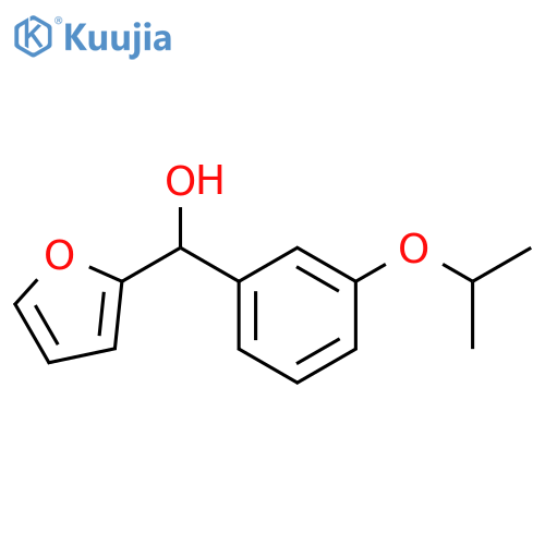 furan-2-yl-(3-propan-2-yloxyphenyl)methanol structure