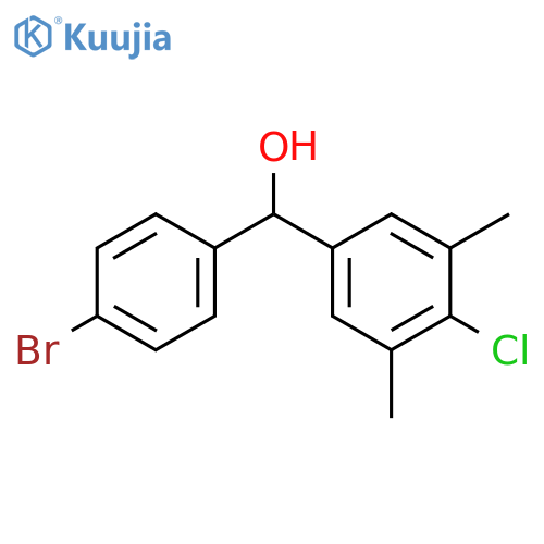 4-Bromo-4-chloro-3,5-dimethylbenzhydrol structure