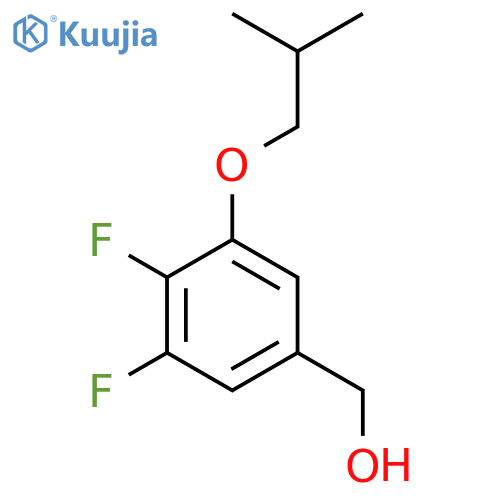 (3,4-Difluoro-5-isobutoxyphenyl)methanol structure