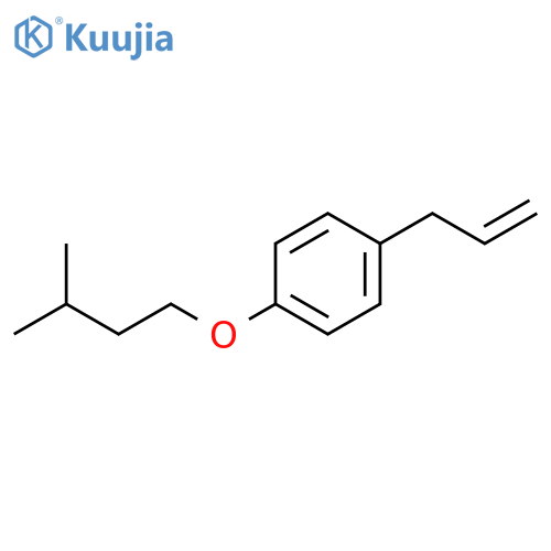 1-(3-methylbutoxy)-4-prop-2-enylbenzene structure