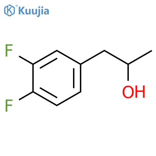 1-(3,4-difluorophenyl)propan-2-ol structure