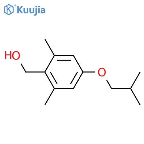 [2,6-dimethyl-4-(2-methylpropoxy)phenyl]methanol structure