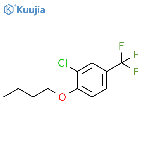 4-N-Butoxy-3-chlorobenzotrifluoride structure