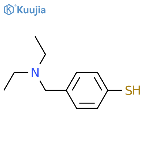 4-(diethylaminomethyl)benzenethiol structure