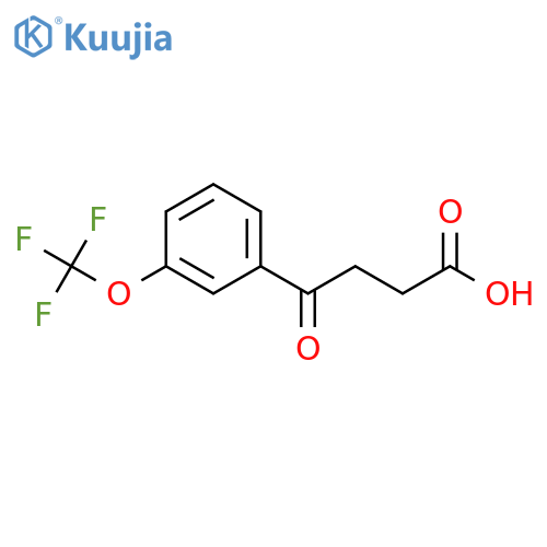 4-[3-(Trifluoromethoxy)phenyl]-4-oxobutyric acid structure