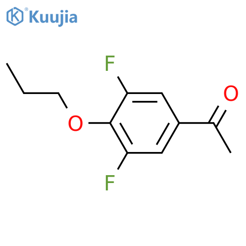 1-(3,5-difluoro-4-propoxyphenyl)ethanone structure