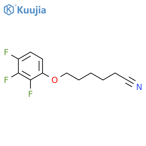 6-(2,3,4-Trifluoro-phenoxy)hexanenitrile structure
