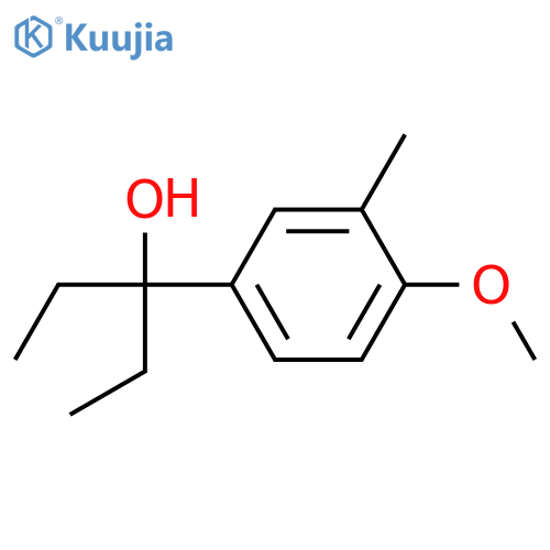 3-(4-Methoxy-3-methylphenyl)-3-pentanol structure
