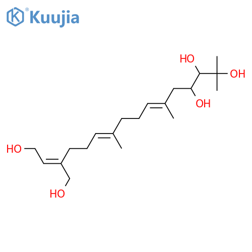 2,6,10-Phytatriene-1,13,14,15,20-pentol; (2E,6E,10E,13ξ,14ξ)-form structure