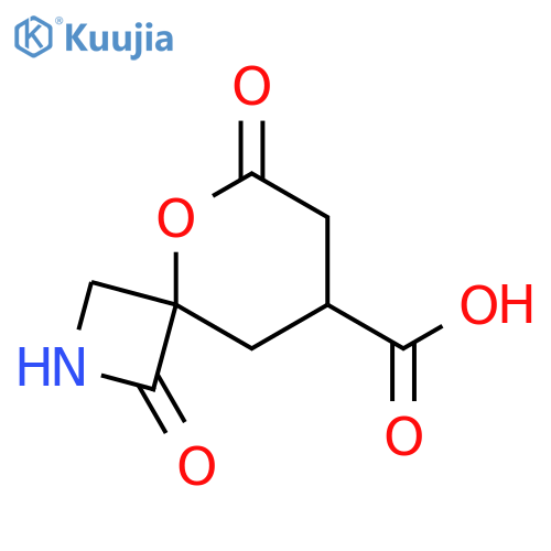 5-Oxa-2-azaspiro[3.5]nonane-8-carboxylic acid, 1,6-dioxo-, trans-(±)- structure