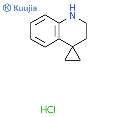 2',3'-dihydro-1'H-spirocyclopropane-1,4'-quinoline hydrochloride structure