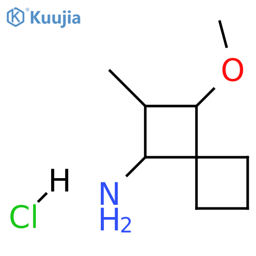 3-methoxy-2-methylspiro[3.3]heptan-1-amine hydrochloride structure
