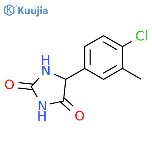 5-(4-chloro-3-methylphenyl)imidazolidine-2,4-dione structure