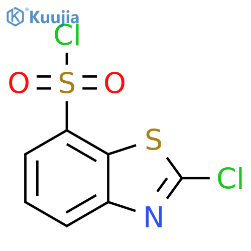 2-chloro-1,3-benzothiazole-7-sulfonyl chloride structure