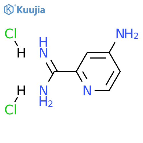 4-aminopyridine-2-carboximidamide dihydrochloride structure