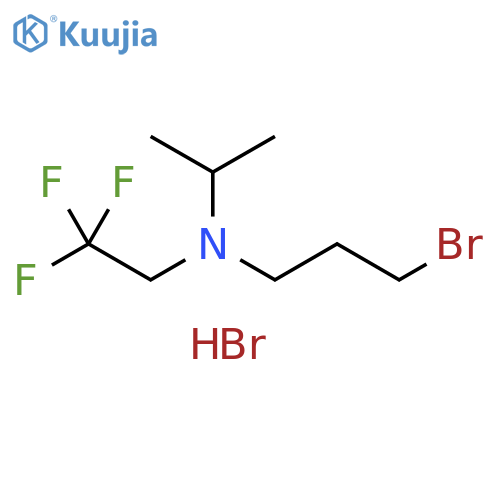 (3-bromopropyl)(propan-2-yl)(2,2,2-trifluoroethyl)amine hydrobromide structure