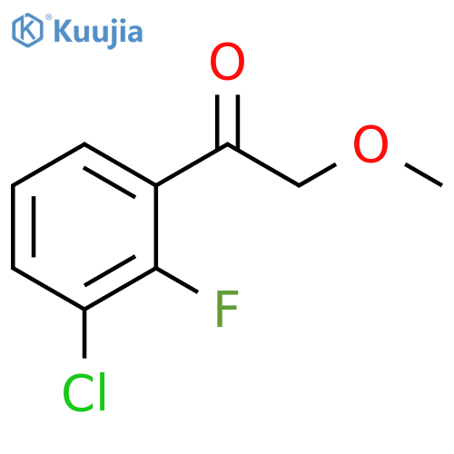 1-(3-chloro-2-fluorophenyl)-2-methoxyethan-1-one structure