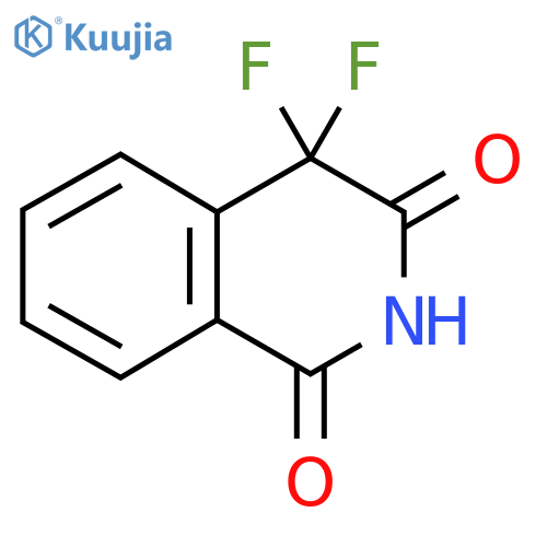 4,4-Difluoro-1,2,3,4-tetrahydroisoquinoline-1,3-dione structure