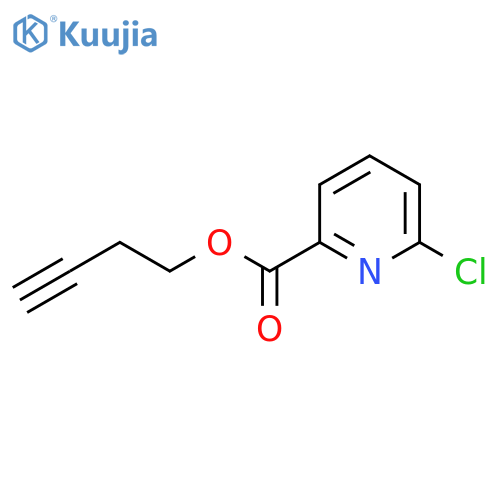 But-3-yn-1-yl 6-chloropyridine-2-carboxylate structure