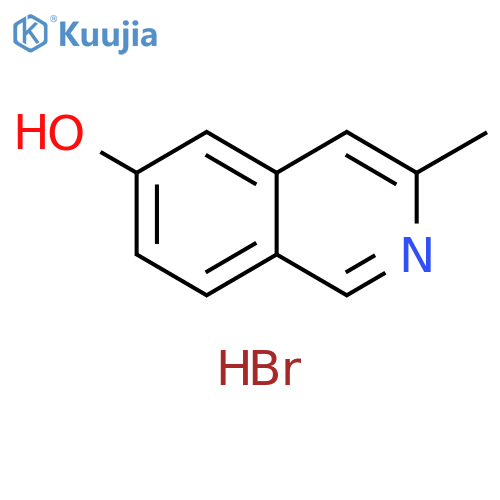 3-methylisoquinolin-6-ol hydrobromide structure