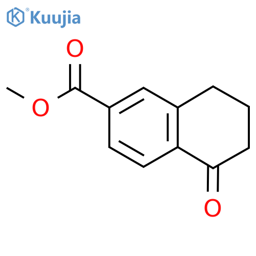 Methyl 5-Oxo-6,7,8-trihydronaphthalene-2-carboxylate structure