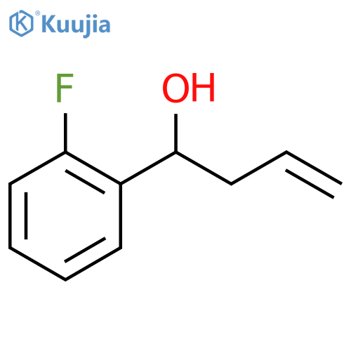 Benzenemethanol, 2-fluoro-α-2-propen-1-yl- structure