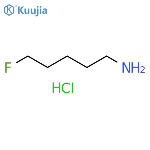 1-Pentanamine, 5-fluoro-, hydrochloride (1:1) structure