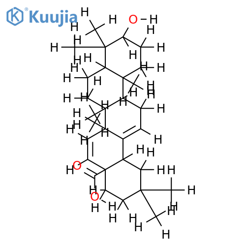 3beta-Hydroxyolean-12,15-dien-28-oic acid structure