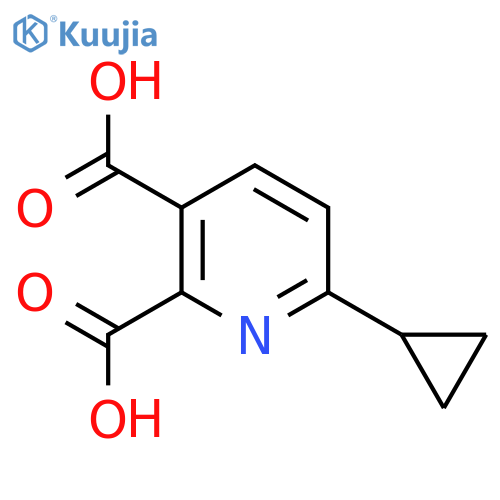 6-Cyclopropylpyridine-2,3-dicarboxylic acid structure