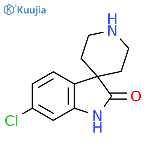 6-chloro-1,2-dihydrospiroindole-3,4'-piperidine-2-one structure
