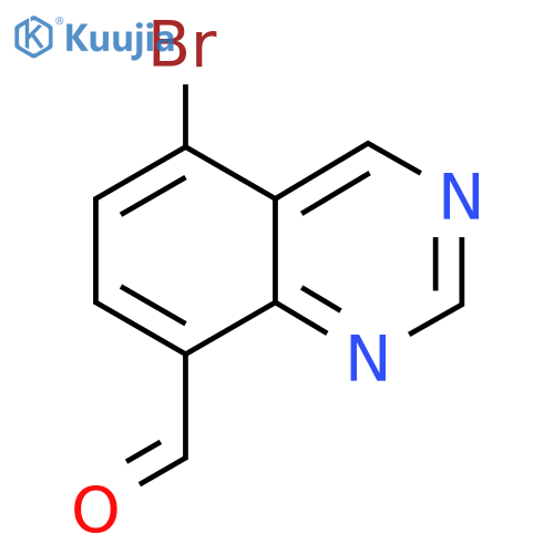5-Bromoquinazoline-8-carbaldehyde structure