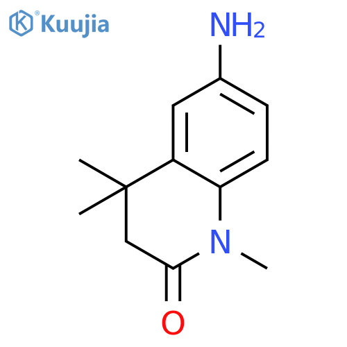 6-Amino-3,4-dihydro-1,4,4-trimethylquinolin-2(1h)-One structure
