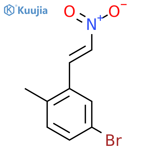 4-bromo-1-methyl-2-(2-nitroethenyl)benzene structure