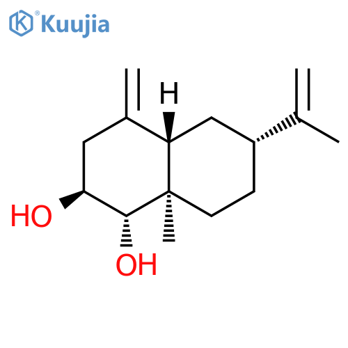 (1S,2S,4aS,6R,8aR)-Decahydro-8a-methyl-4-methylene-6-(1-methylethenyl)-1,2-naphthalenediol structure