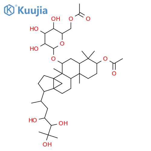 14,18-Cycloapotirucallane-3,7,23,24,25-pentol; (3α,7α,23R,24S)-form, 3-Ac, 7-O-(6-O-acetyl-β-D-glucopyranoside) structure