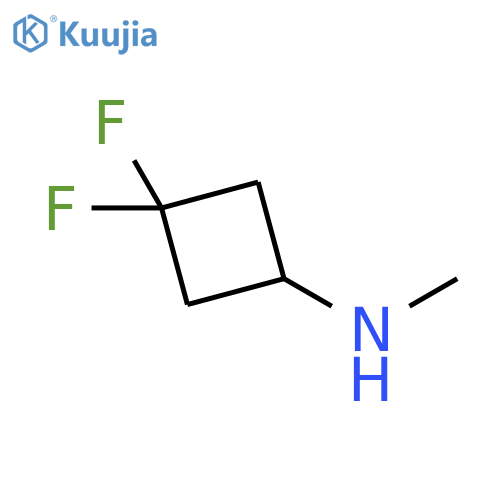3,3-difluoro-N-methylcyclobutan-1-amine structure