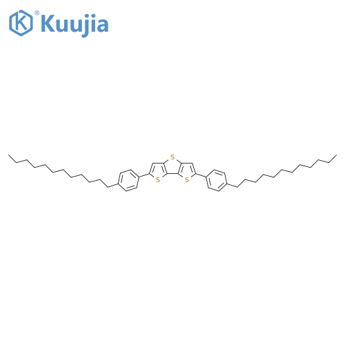 2,6-Bis(4-dodecylphenyl)-dithieno[3,2-b :2',3'-d]thiophene structure